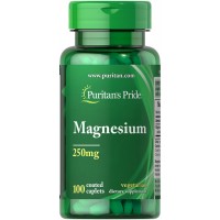 Magnesium 250 mg 100 Caplets